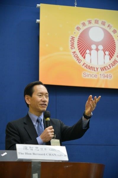 社會服務聯會主席陳智思GBS, JP擔任香港家庭福利會舉行第69屆周年大會演講嘉賓。